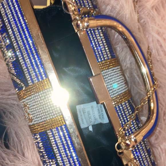 Blue BLING bag 😍😍😍✨✨✨ - Picture 3 of 3